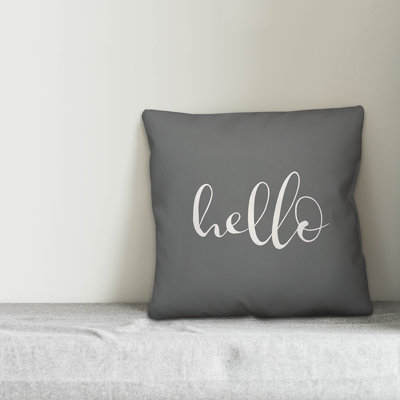 New Jersey Textual Outdoor Throw Pillow