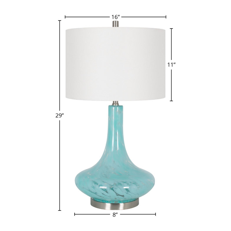 Lampe en verre Braedyn