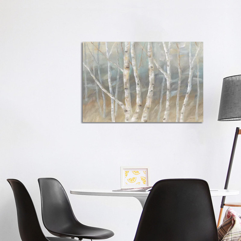 Birch Landscape by Cynthia Coulter - Wrapped Canvas Print, 101.6 cm H x 66.04 cm W x 3.175 cm D
