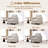 Mid-Century Accent Chairs Featuring Wide Backrest-311153061