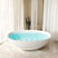 Baignoire de trempage autoportante en résine de 65 po x 30 po-115785720