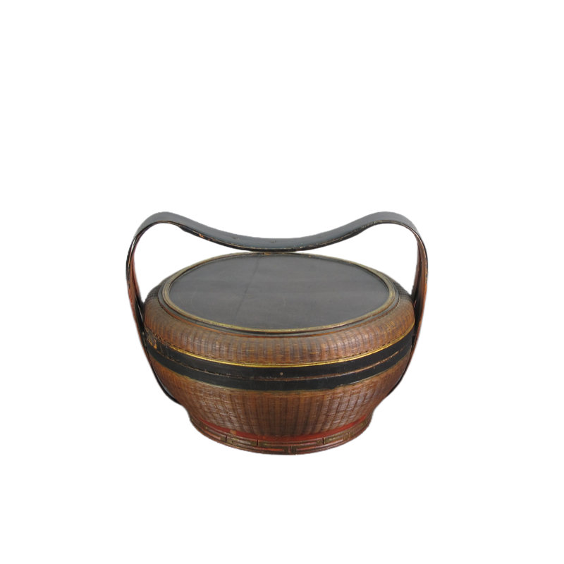 Asian Classic Bamboo Basket Decorative Box