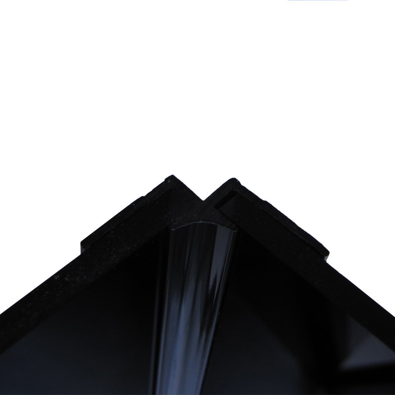 1.18" x 96" Wall Paneling in Black