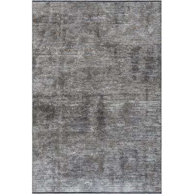 Rapture Abstract Cotton Gray Area Rug