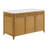 Kathryne 60"  Kitchen Island with White Quartz Countertop-116616494