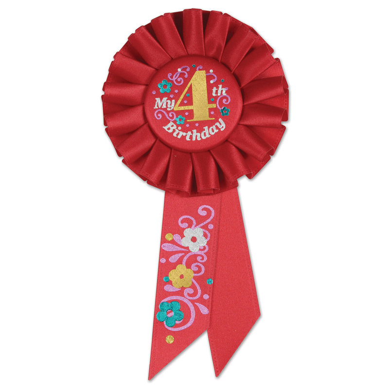 Ma "4ème" rosette d'anniversaire