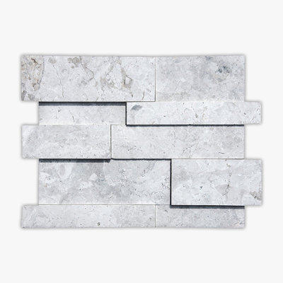 Turkish Carrara Honed 14 3/4x19 3/4 Jumbo Ledger Marble Ledger Panel