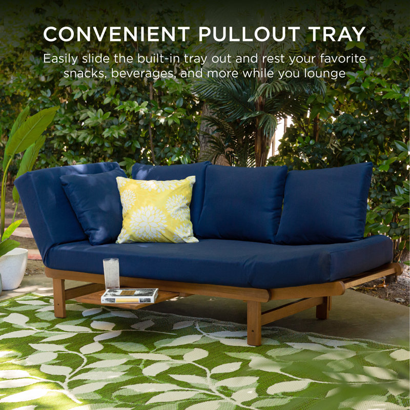 Bettysue 28.5'' Upholstered Futon And Mattress