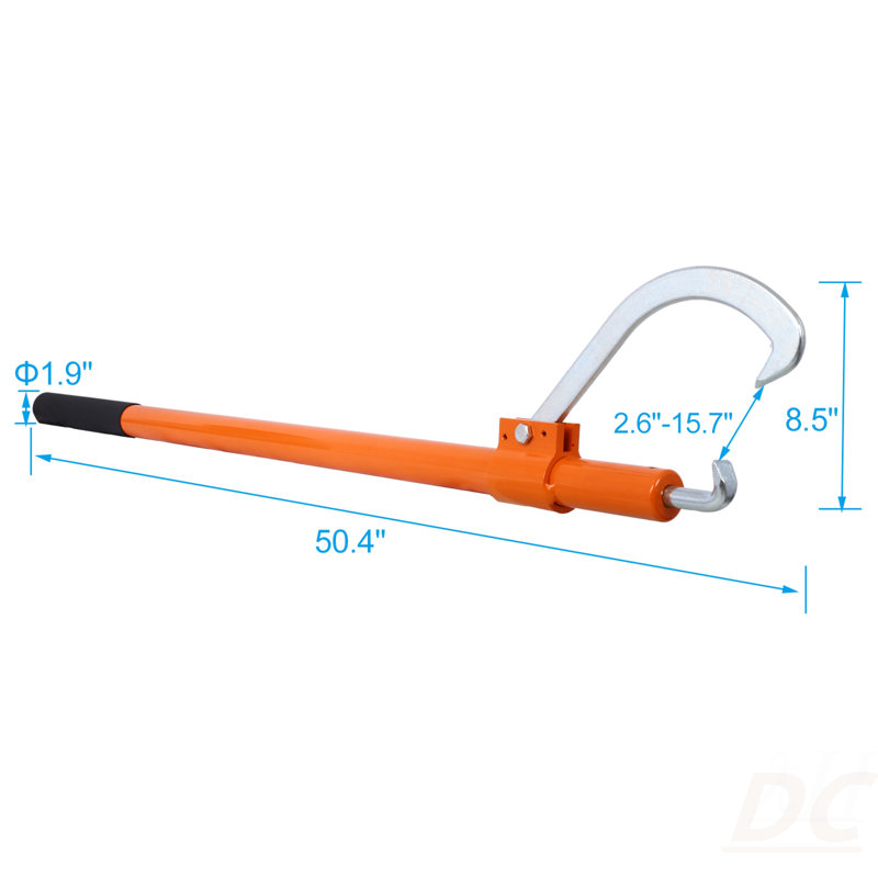 Aluminum Handle Cant Hook Heat Treated For Strength 48In