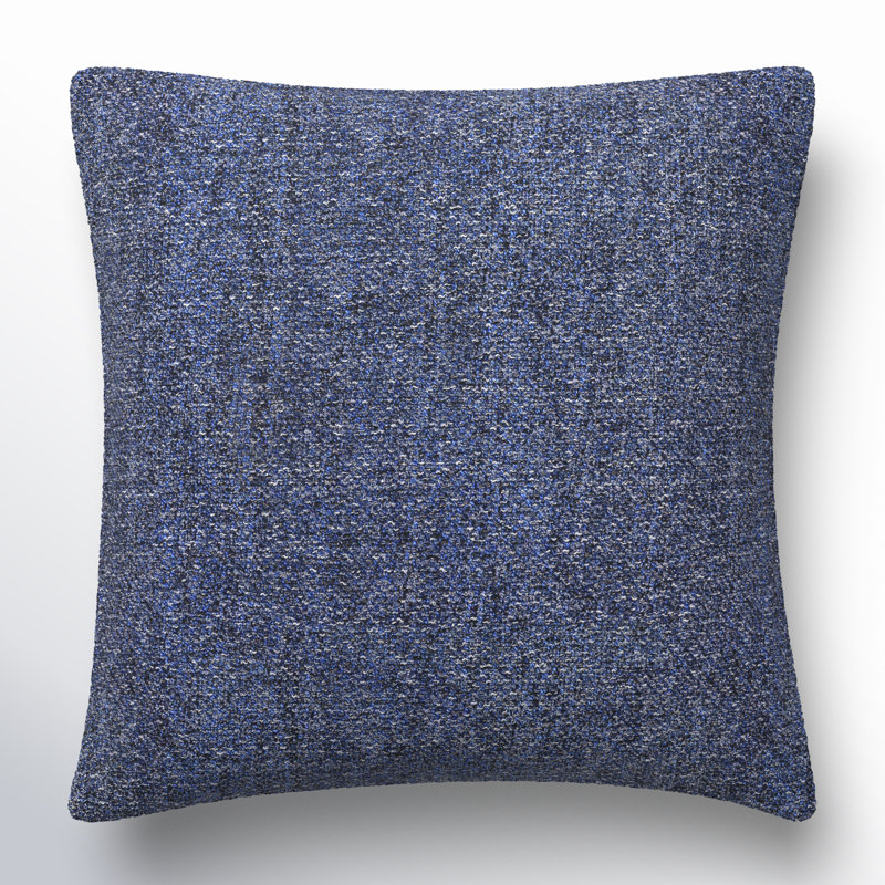 Alcona Throw Pillow, 20" x 20", Navy, Polyester/Polyfill