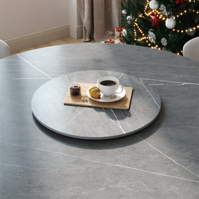 Otelia Sintered Stone Lazy Susan (Table Not Included) 16"/20"/24"/31"