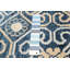 Tapis bleu noué à la main One Of Kind 3 pi 0 po x 4 pi 10 po