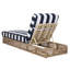 Gillian Steel and Rope Chaise Lounger-1697545165