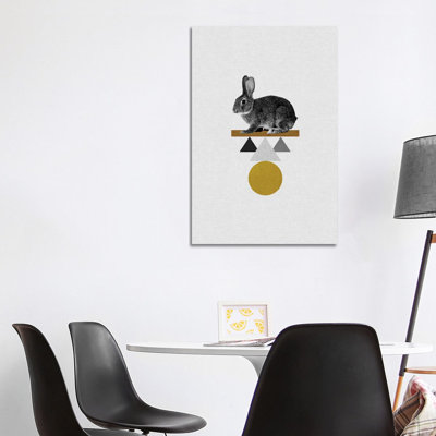 Tribal Rabbit by Orara Studio - Wrapped Canvas Gallery-Wrapped Canvas Giclée