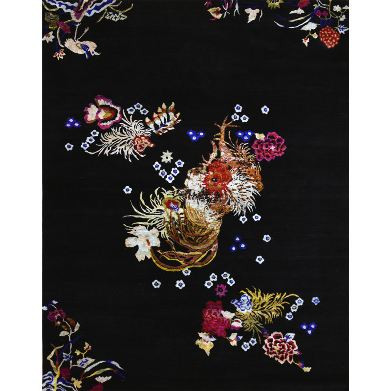 Floral Area Rug, Rectangle 8' x 10'