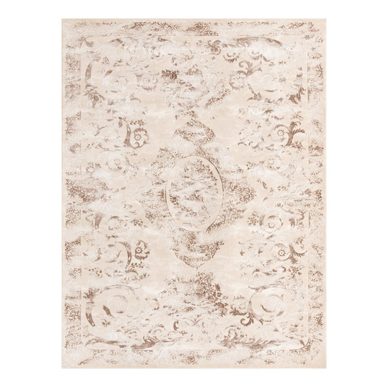 Senter Floral Indoor Rug, Rectangle 9' x 12'