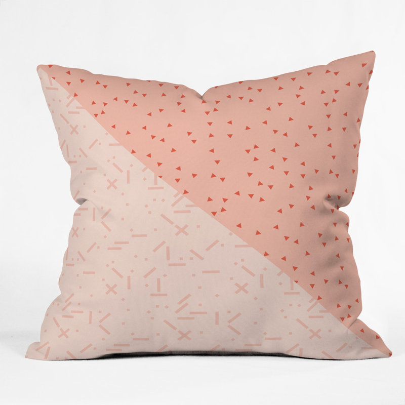 Coussin intérieur / extérieur Mareike Boehmer Orange, 18 po x 18 po