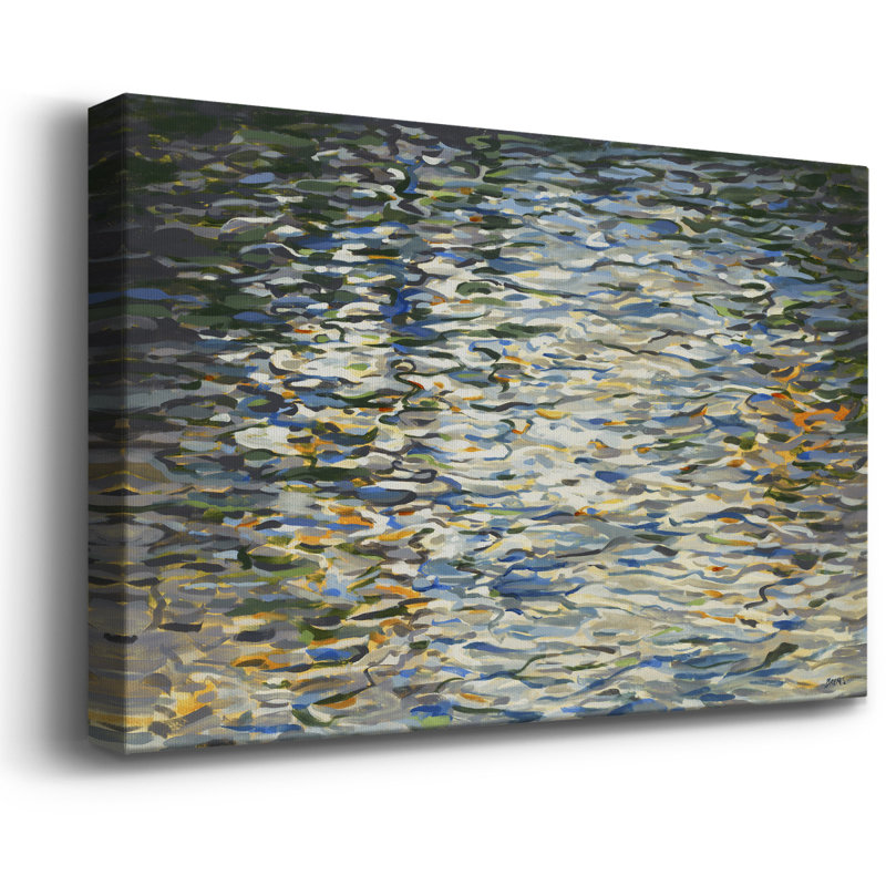 Water Reflections, reproduction d'art sur toile, H 18 po x l 27 po x P 1,5 po, Toile tendue