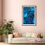 Neon garden Shadowbox Abstract Print by Oliver Gal, Black Frame, 10 x 15-14522127-254497257