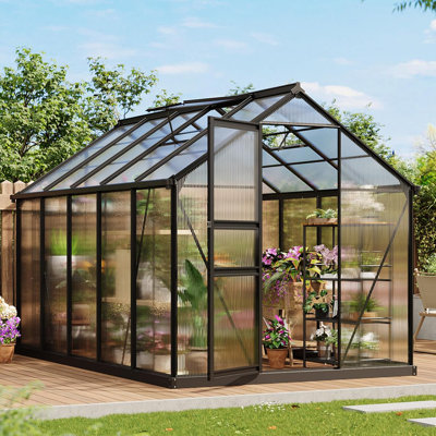 Serre avec fenêtre de toit ventilée 10X6Ft