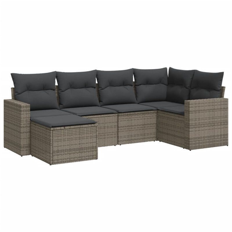 Vidaxl Garden Sofa Set PE Rattan Large Modular Garden Sofa Set