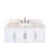 43'' Quartz Single Bathroom Vanity Top with Sink