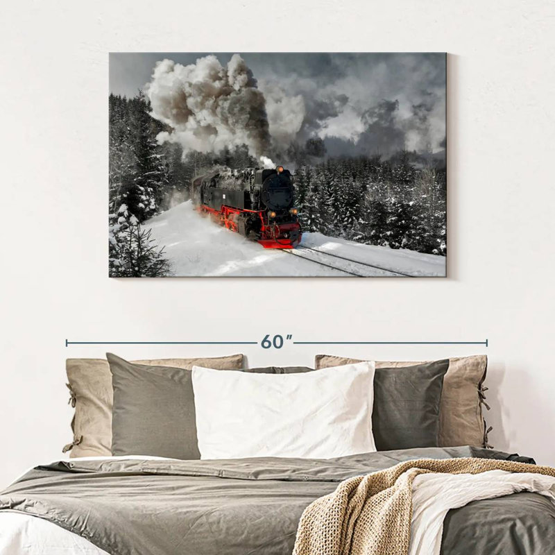 Mehar German Steam Train, 32" H x 48" W