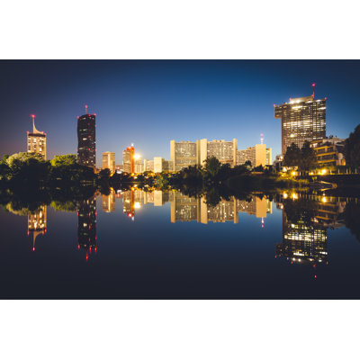 Mandal Vienna Skyline - Wrapped Canvas Print