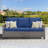 Wicker Patio Sofa With Cushions-645992234