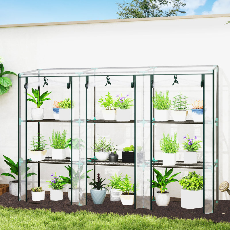 1.5 Ft W x 1.5 Ft D Mini Greenhouse