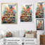Impression sur toile, bibliothèque colorée, minimalisme minimaliste - Bâtiments et paysages urbains-764270397-764270396