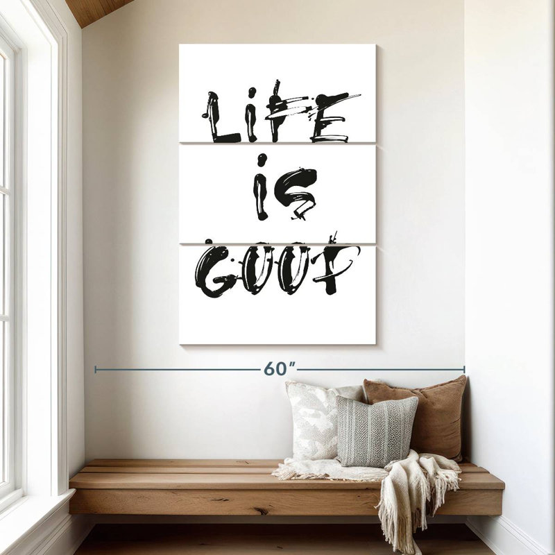 Tergel Life Is Good, H 50 po x l 32 po