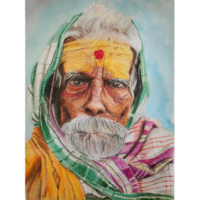 Realization - Many Things In Eyes | Pencil Color On Paper | By Shruti Tiwari