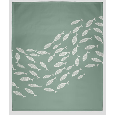 Beach Vacation Fleece Throw Blanket