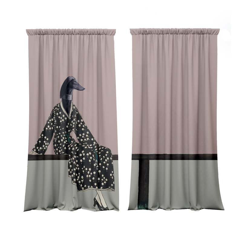 Velvet Blackout Curtain Panel Pair, 148cm Width x 250cm Drop