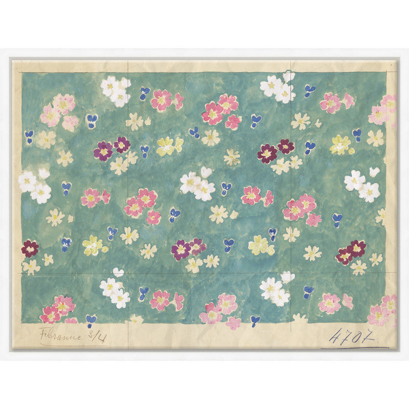 Flower Field (Var. 3) Framed Painting