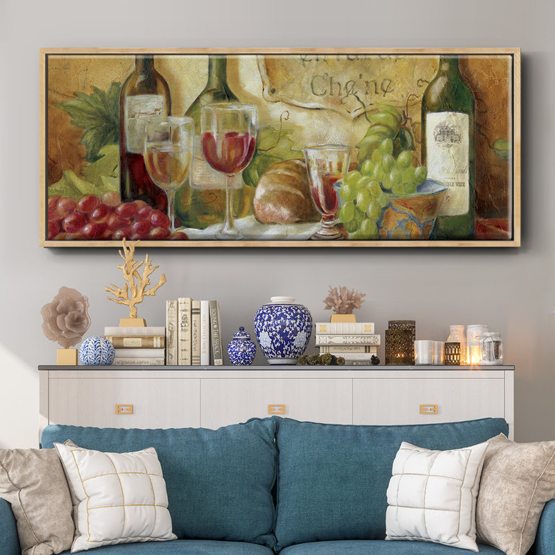 Aged Oak- Framed Canvas