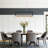 Kissey 5-Light Black & Gold LED Linear Pendant Light with Rectangle Design for Kitchen Island