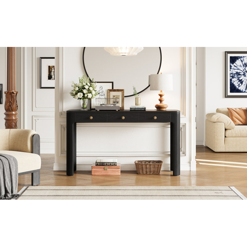 Console Trexm Rustic, Noir