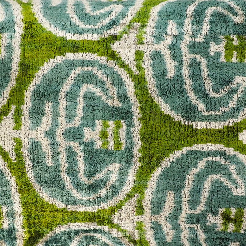 Ikat Silk Pillow Cover