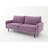 70" Velvet Round Arm Sofa-607401288