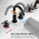 Widespread 2-handle Bathroom Faucet