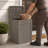 60 Gallon Resin Deck Box with Lockable Lid for Outdoor Storage-128992876