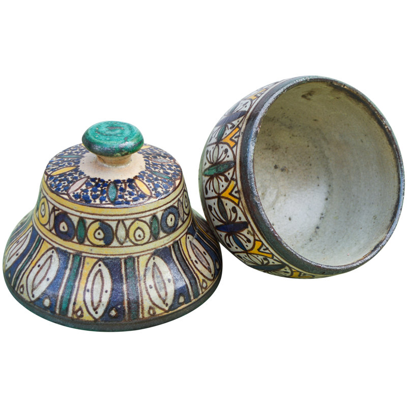 Afro-Moresque Handmade Ceramic Decorative Bowl