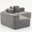 Canapé modulaire ultra doux, velours en peluche, confort familial moderne