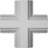 Inner Cross Intersection for 8" Deluxe Coffered Ceiling System (Kit)