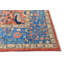 Tapis unique à motif tribal 9 x 12 po Oushak orange