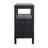 2-Drawer Wood Nightstand, Black-96920355