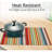 Multi Stripe Cotton Dining Table Placemats - Set Of 6