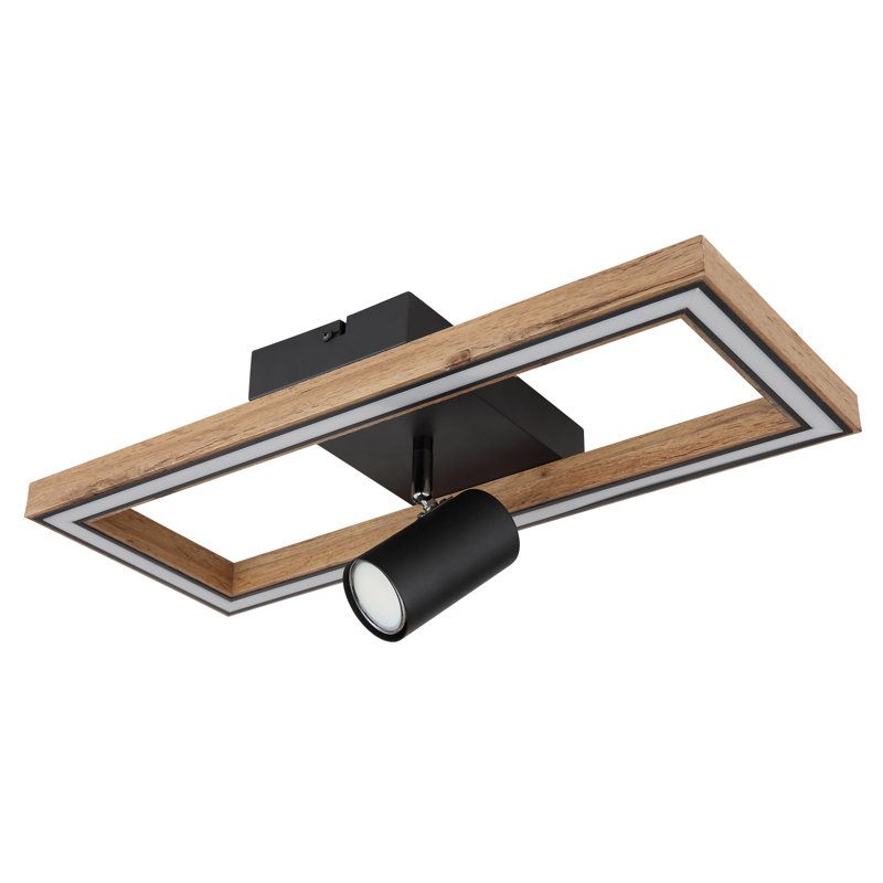 Janise Manufactured Wood LED Flush Mount